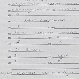 Eastern questionnaire, answ...