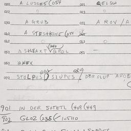 Eastern questionnaire, answ...