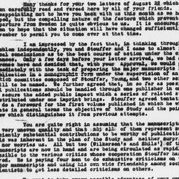 Letter from Frederick P. Ke...