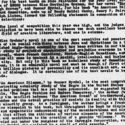 Press release announcing wi...