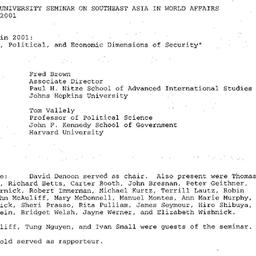 Minutes, 2001-04-05. Southe...