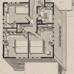 Isometric second floor plan