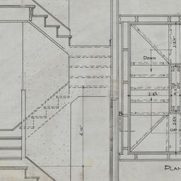 Stair sections, plan