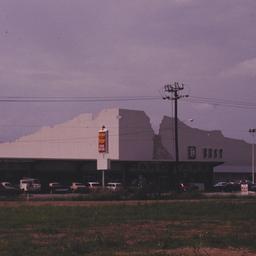 Exterior view, from field a...