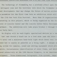Press release from the Film...