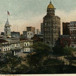 New York. Newspaper Row.