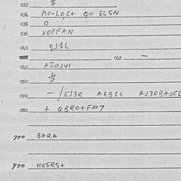 Eastern questionnaire, answ...