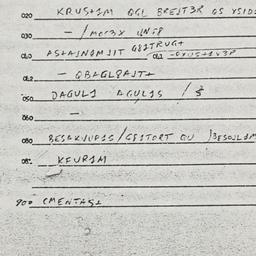 Eastern questionnaire, answ...