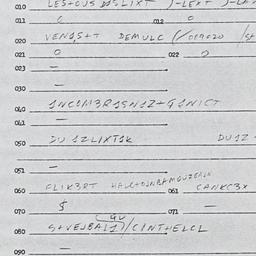 Eastern questionnaire, answ...