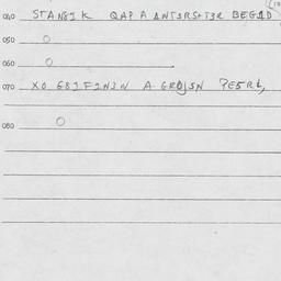 Eastern questionnaire, answ...