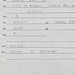 Eastern questionnaire, answ...