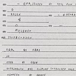 Eastern questionnaire, answ...