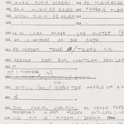 Eastern questionnaire, answ...