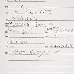 Eastern questionnaire, answ...