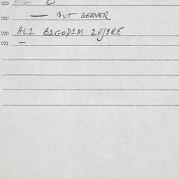 Eastern questionnaire, answ...
