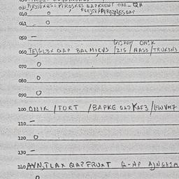 Eastern questionnaire, answ...