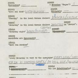 Western questionnaire, answ...