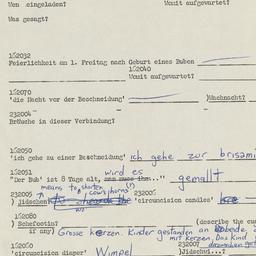 Western questionnaire, answ...