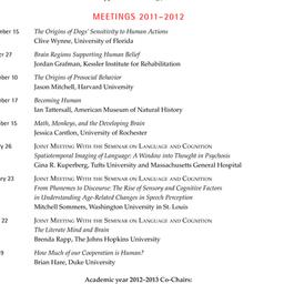 Schedules, Cognitive and Be...