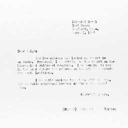 Letter from Richard Babb Wh...