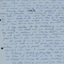 Letter to Tharchin about co...