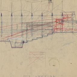 Pavilion longitudinal section