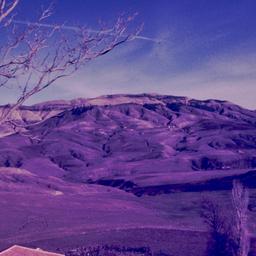 View of hills.