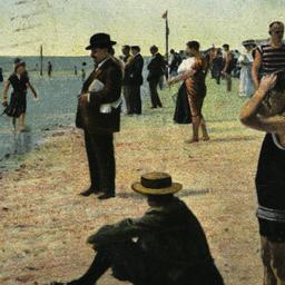 Watching the Bathers at Far...