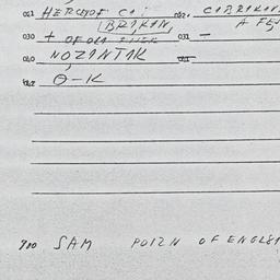 Eastern questionnaire, answ...