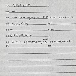 Eastern questionnaire, answ...