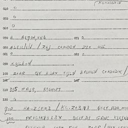Eastern questionnaire, answ...