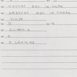 Western questionnaire, answ...