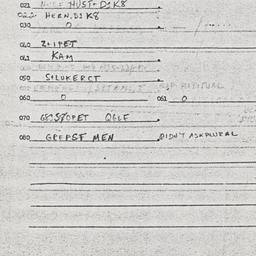 Eastern questionnaire, answ...