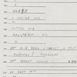 Eastern questionnaire, answ...