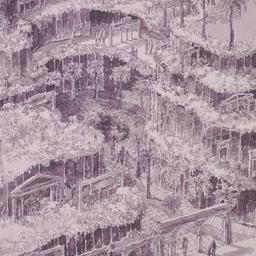 Aerial perspective drawing.