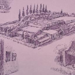 Aerial perspective; entranc...