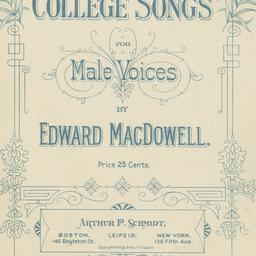 College Songs for Male Voices