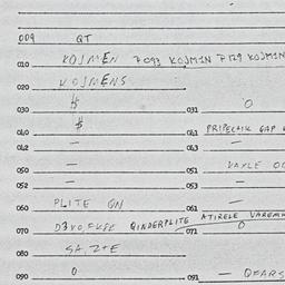 Eastern questionnaire, answ...