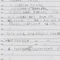 Eastern questionnaire, answ...
