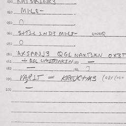 Eastern questionnaire, answ...