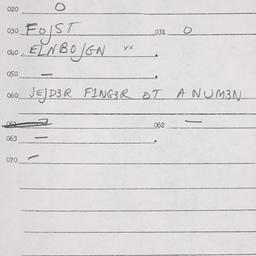Eastern questionnaire, answ...