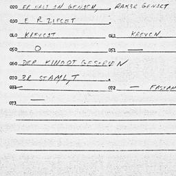 Eastern questionnaire, answ...