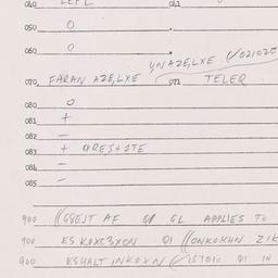 Eastern questionnaire, answ...