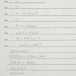 Eastern questionnaire, answ...