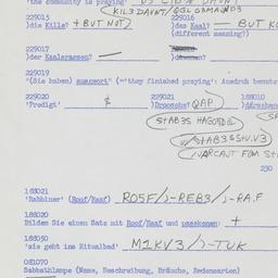 Western questionnaire, answ...