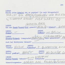 Western questionnaire, answ...