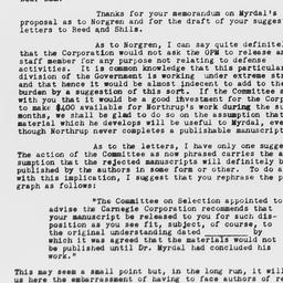 Letter from Charles Dollard...