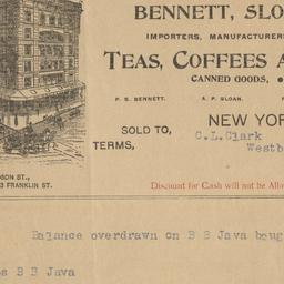 Bennett, Sloan & Co. bi...