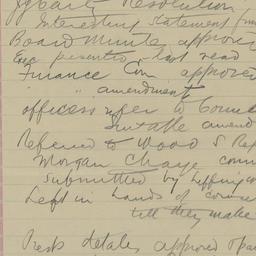 Board Meeting, 1/17/1933