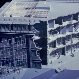 Model, aerial view.